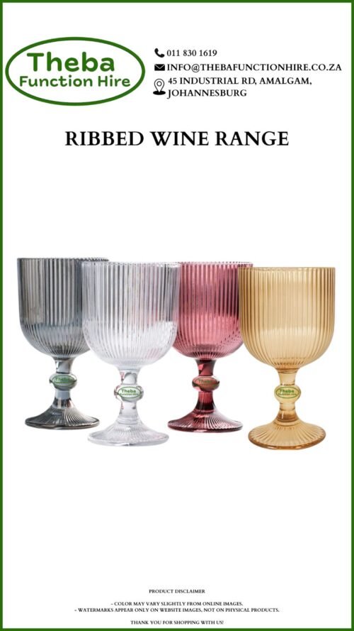 amber ribbed wine