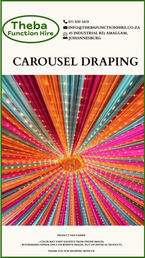 carousel draping