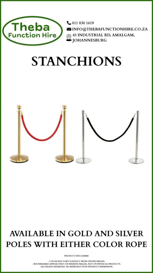 stanchions