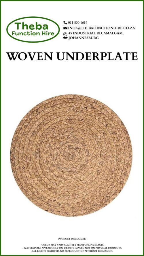woven underplate