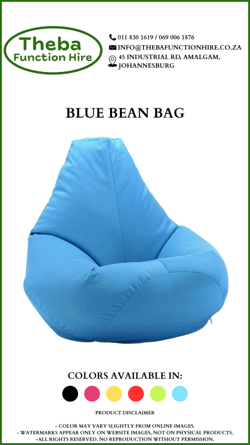bean bag blue