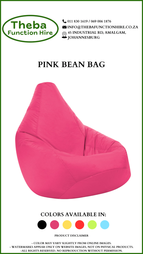 bean bag pink