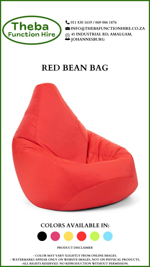 bean bag red